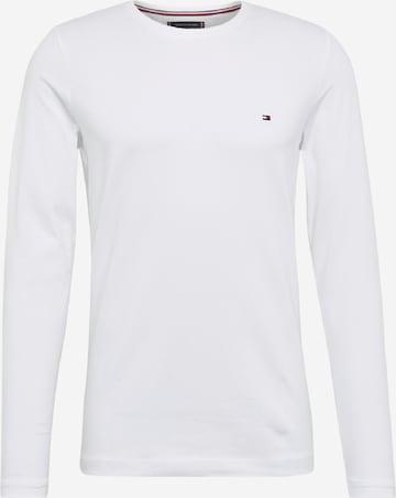 TOMMY HILFIGER Regular fit Majica | bela barva: sprednja stran