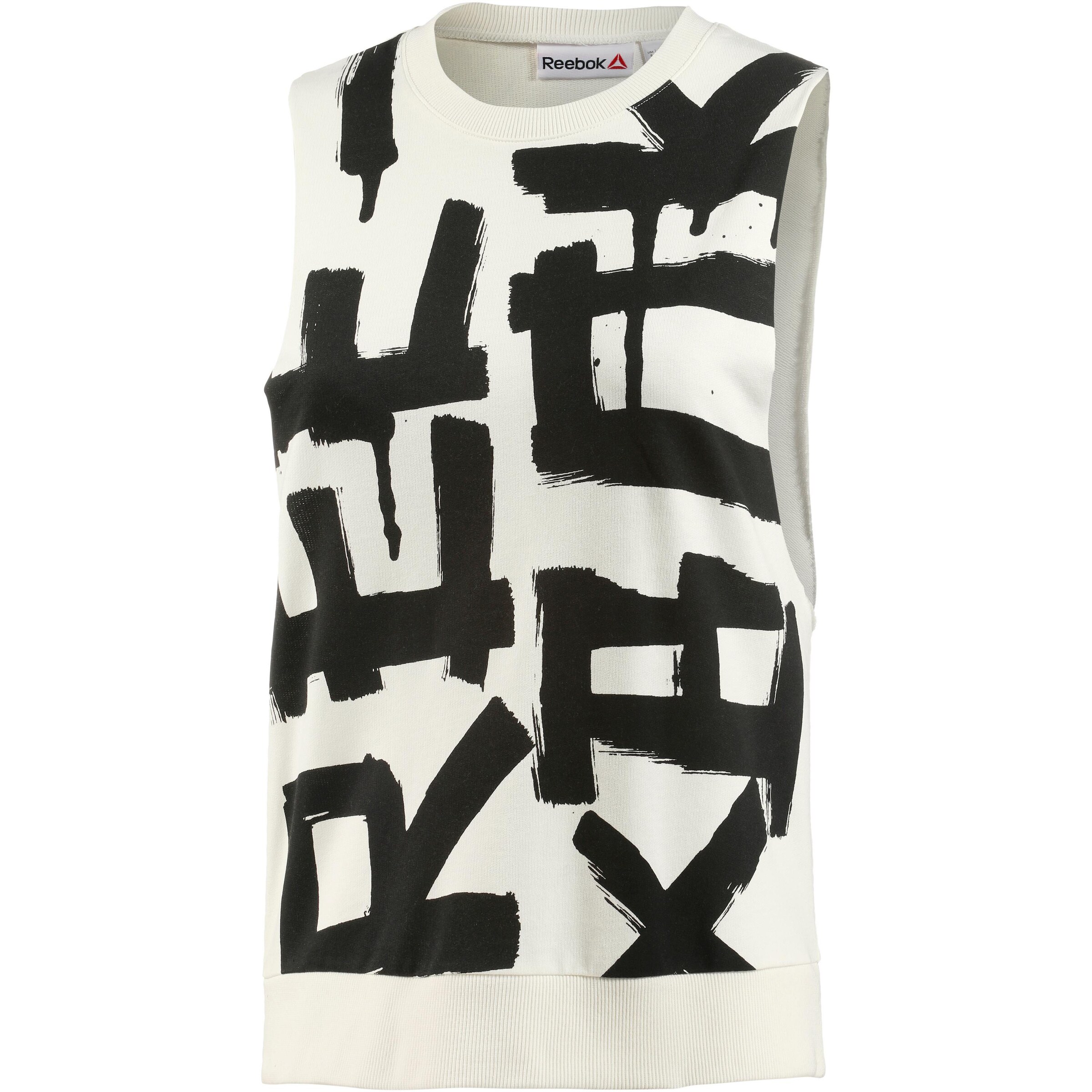 REEBOK - Tanktop 'French Terry' in schwarz