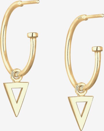 ELLI Earrings 'Dreieck Geo' in Gold