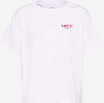 LEVI'S ® Μπλουζάκι 'Graphic Varsity Tee' σε λευκό: μπροστά