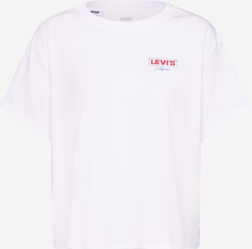 LEVI'S Shirt 'GRAPHIC VARSITY TEE' in White: front