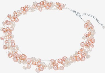 Valero Pearls Necklace in Pink: front