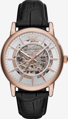 Emporio Armani Analoog horloge in Zwart: voorkant