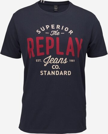 REPLAY T-Shirt in Blau: predná strana