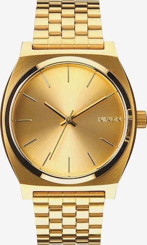 Nixon Analog Watch 'Time Teller' in Gold: front