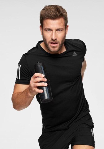 T-Shirt fonctionnel 'Own The Run' ADIDAS PERFORMANCE en noir : devant