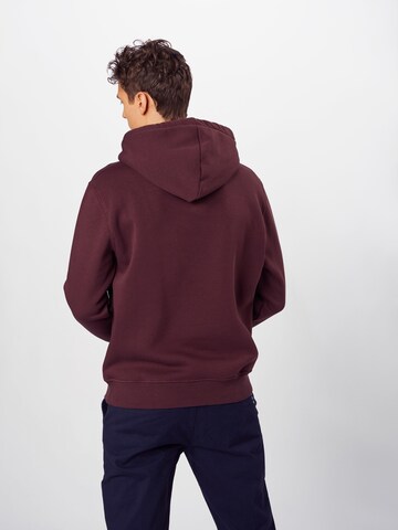 ALPHA INDUSTRIES Regular Fit Sweatshirt i rød