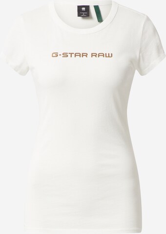 G-Star RAW Shirt in Weiß: predná strana