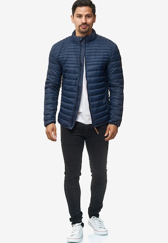 INDICODE JEANS Between-Season Jacket 'Islington' in Blue