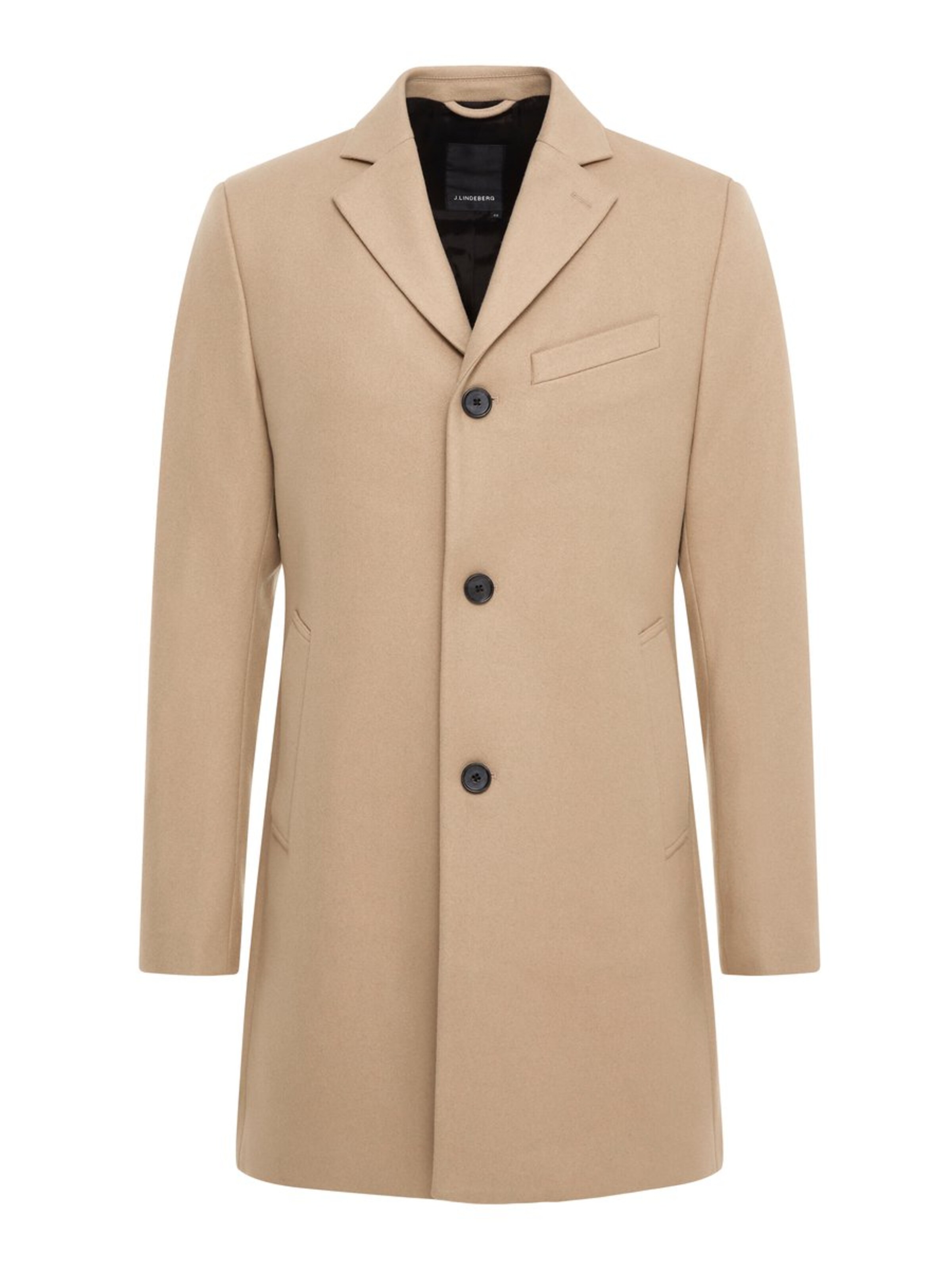 J.Lindeberg - Tussenjas 'Wolger Compact Melton' in de kleur Lichtbeige