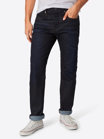 G-Star RAW Regular Jeans '3301 Loose' in Blauw: voorkant