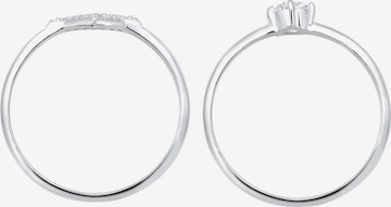 ELLI Jewelry Set 'Dreieck' in Silver