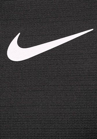 NIKE Sportshirt 'Miler' in Schwarz