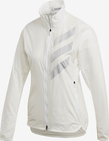 ADIDAS TERREX Training Jacket in White: front