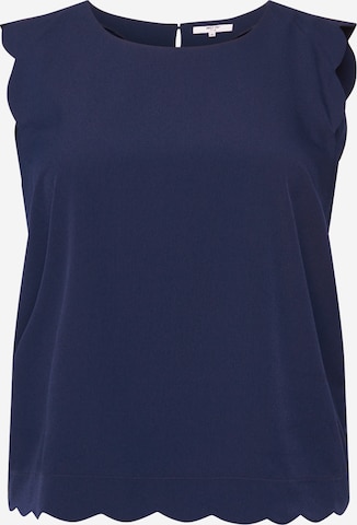 ABOUT YOU Curvy Blouse 'Arvena' in Blue: front