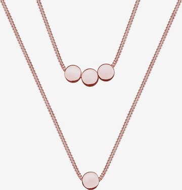 ELLI Necklace 'Kreise, Geo' in Gold: front