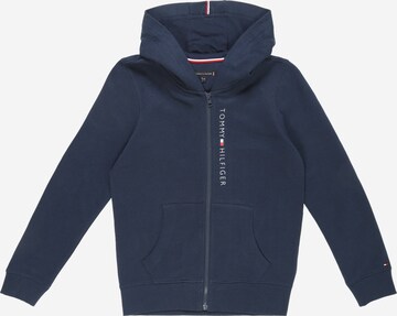 TOMMY HILFIGER Bluza rozpinana w kolorze niebieski: przód