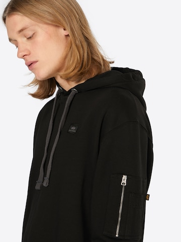 ALPHA INDUSTRIES Sweatshirt 'X-Fit' in Black