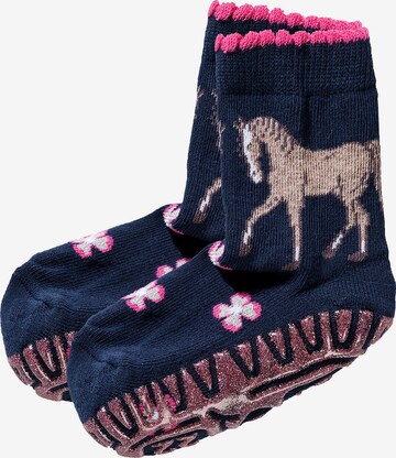 STERNTALER Socks 'Pferd' in Blue: front