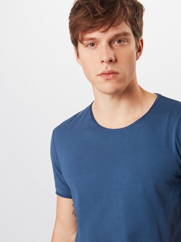 OLYMP Slim Fit T-Shirt 'Level 5' in Blau