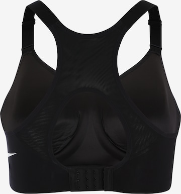 NIKE Bustier Sportmelltartók 'Rival' - fekete: hátul