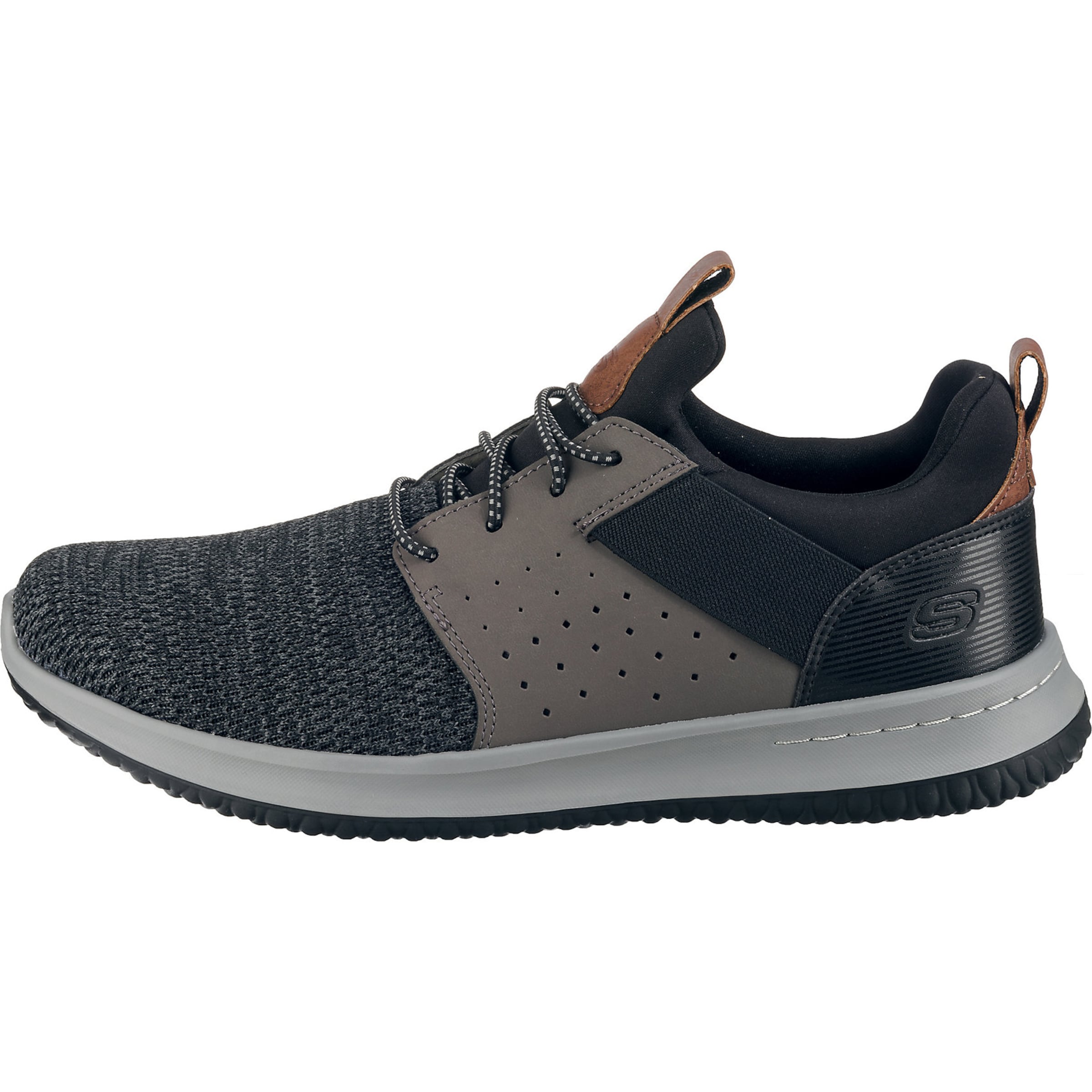 SKECHERS Σνίκερ χαμηλό 'Delson Camben' σε μαύρο