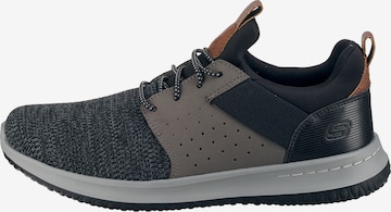 SKECHERS Sneakers laag 'Delson Camben' in Zwart