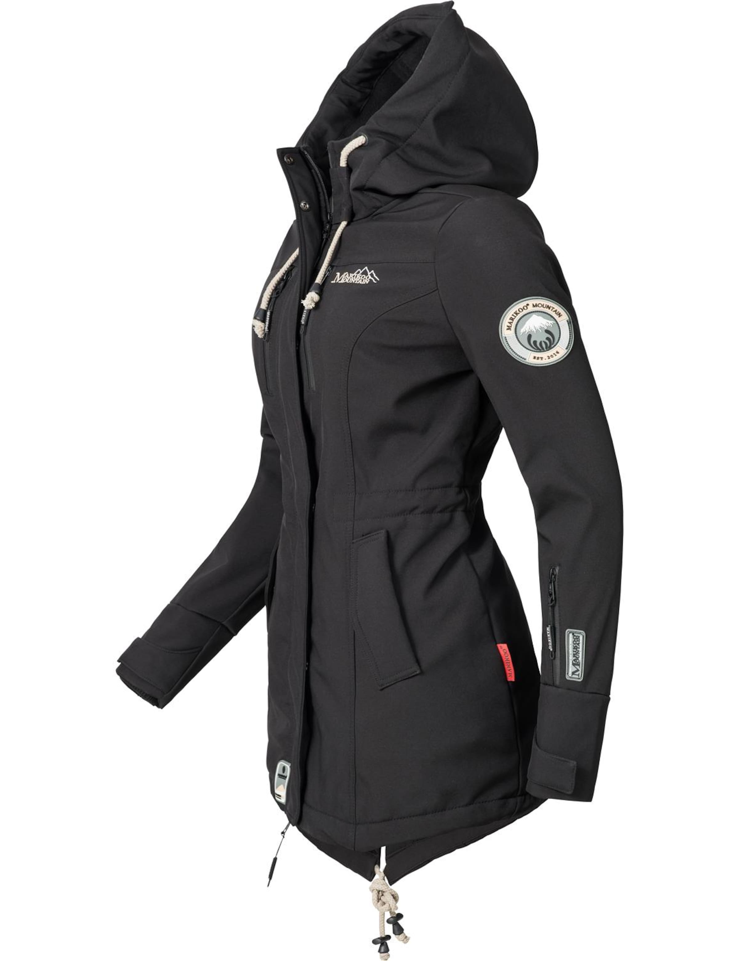 MARIKOO Funkcionális kabátok 'Zimtzicke' - fekete