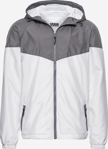 Urban Classics Between-Season Jacket in White: front
