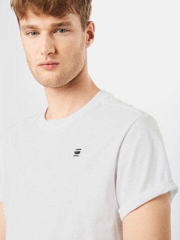 G-STAR T-shirt 'Lash' i vit