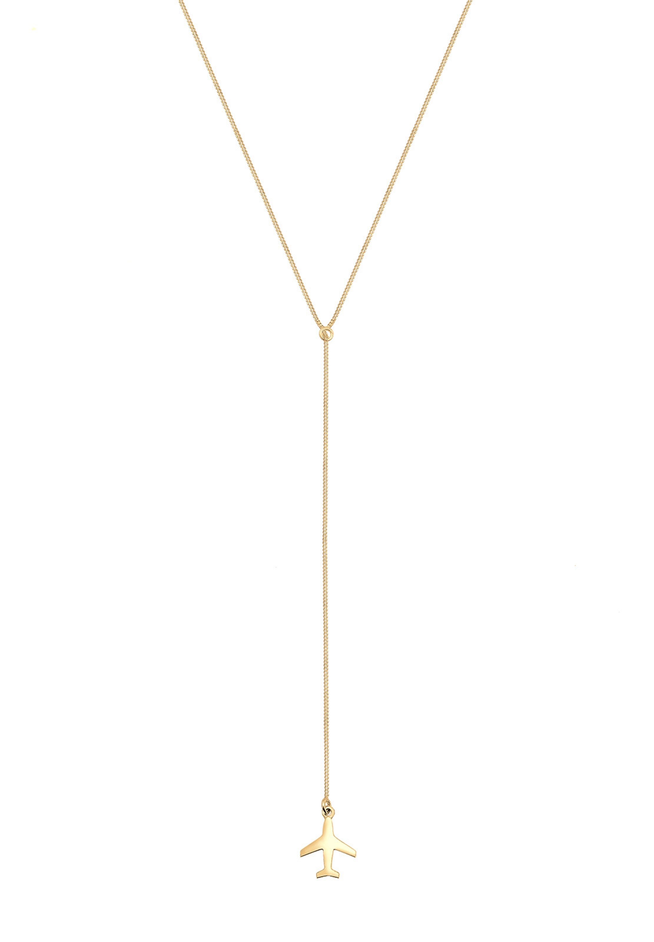 Chaîne 'Flugzeug' ELLI en or : devant
