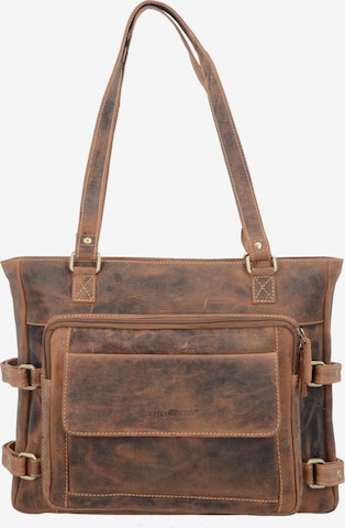 GREENBURRY Shoulder Bag in Brown: front