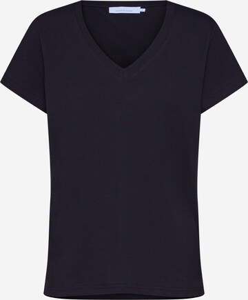 Samsøe Samsøe - Camiseta 'Solly' en negro: frente