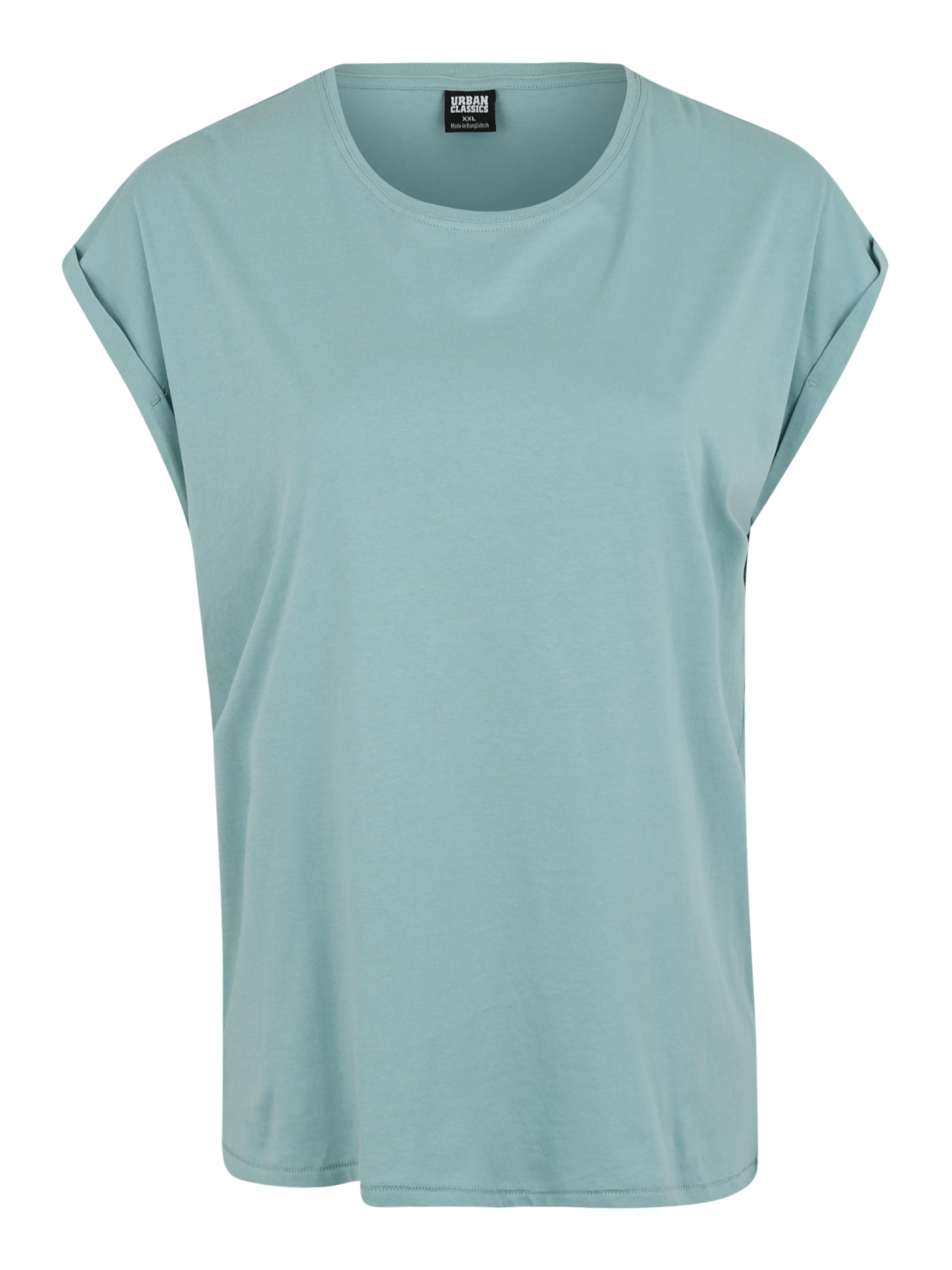 T-shirt Urban Classics en vert : devant