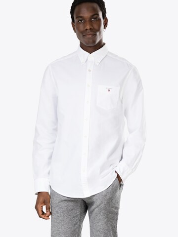 GANT Regular fit Overhemd in Wit: voorkant