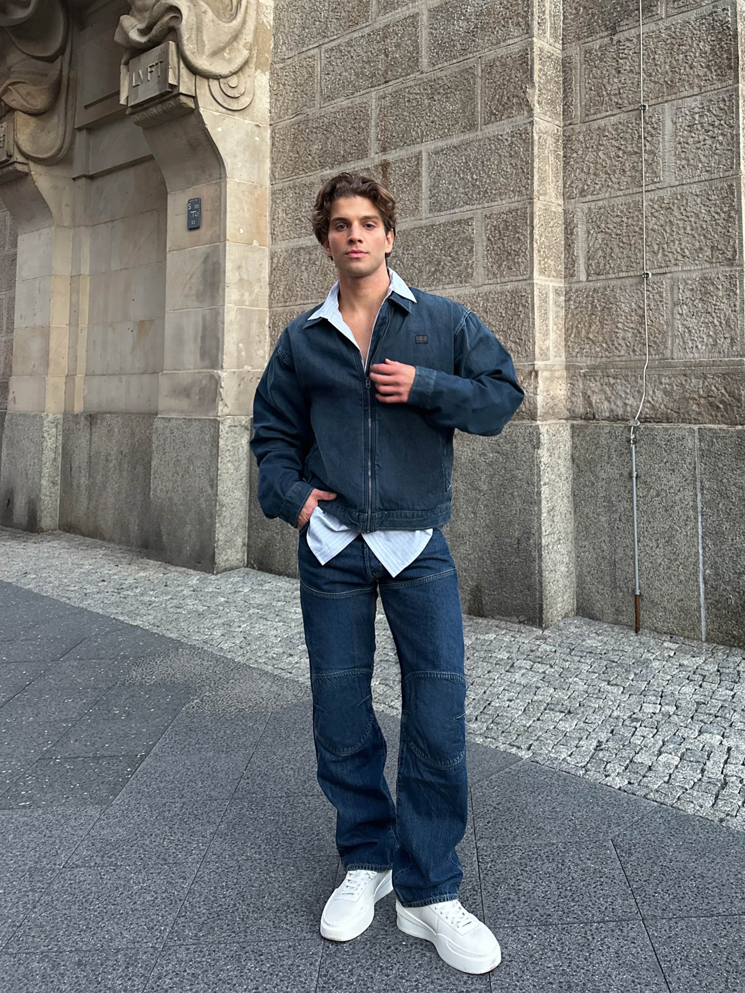 Lejs - Layered Denim Look by G-Star