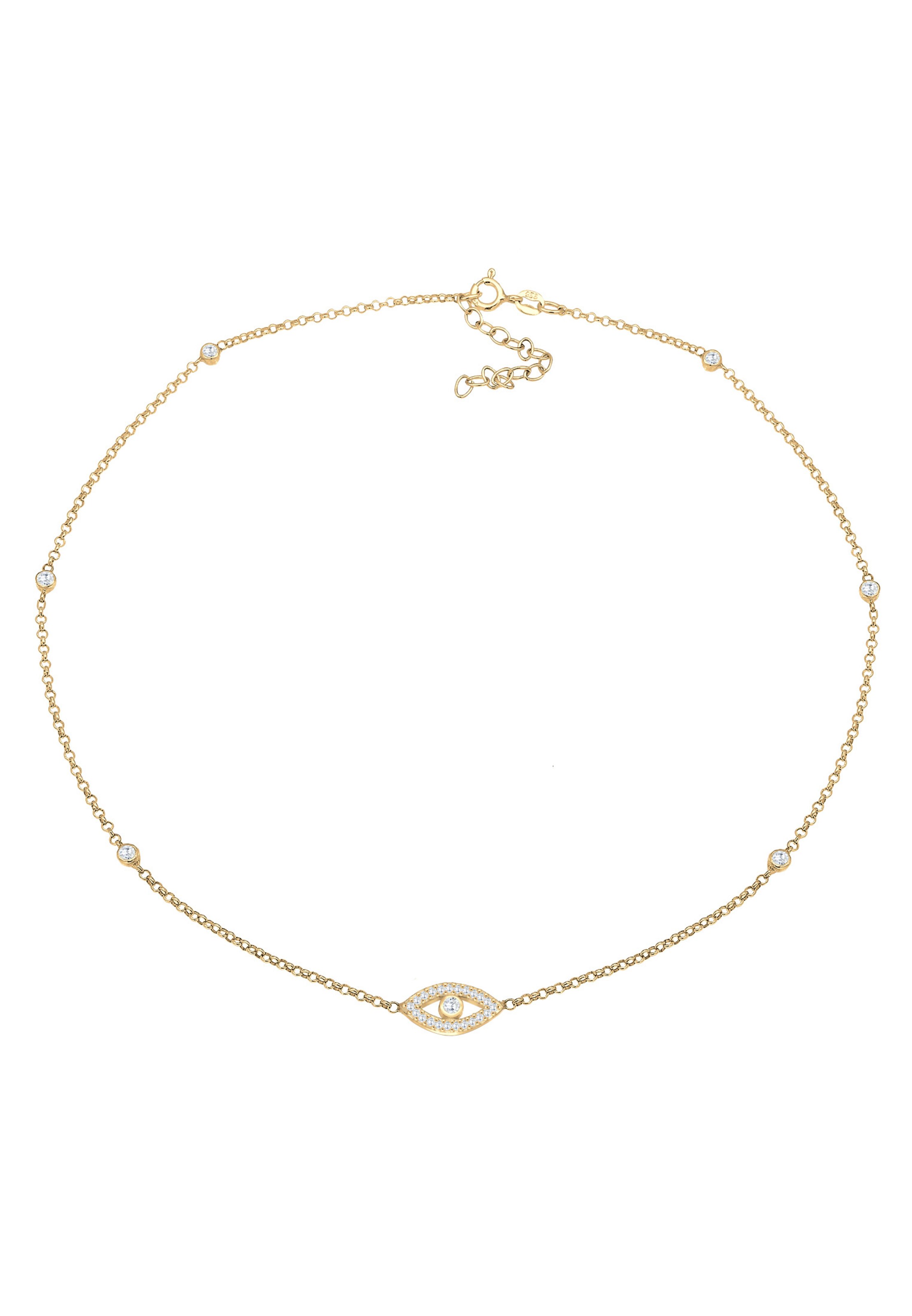 Chaîne 'Evil Eye' ELLI en or : devant