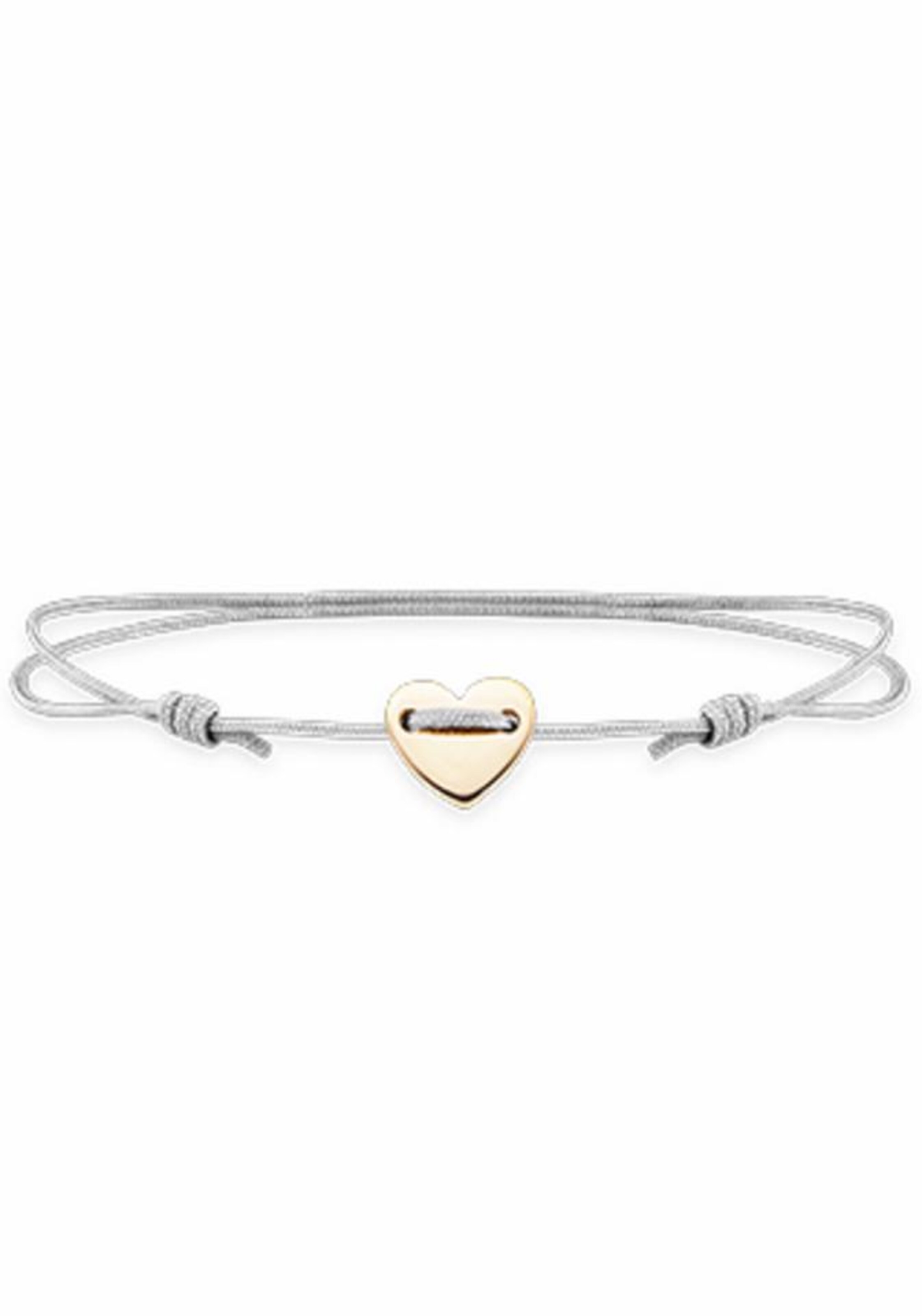 caï Bracelet 'Herz' in Grey: front