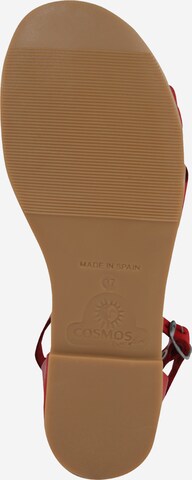 Sandale cu baretă de la COSMOS COMFORT pe roșu