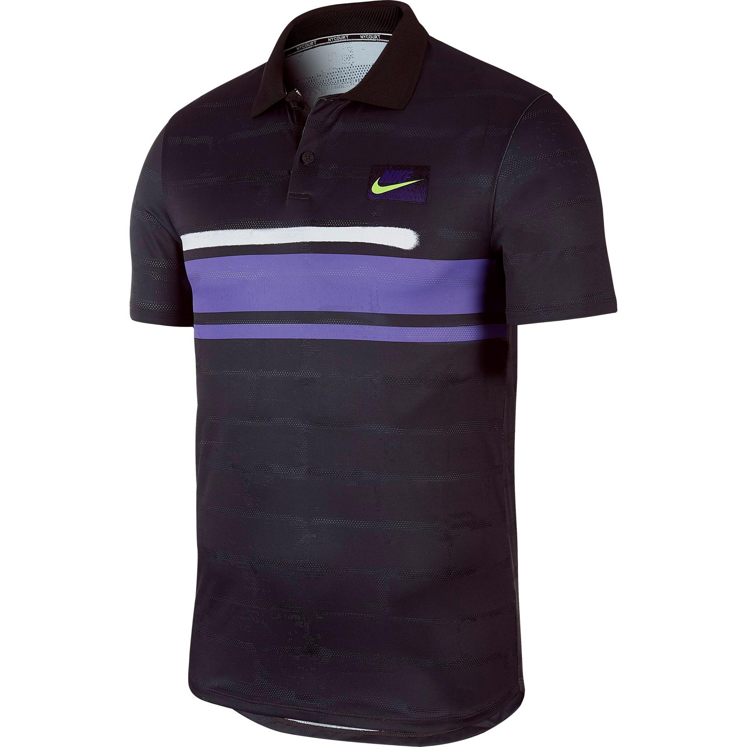 NIKE - Poloshirt in schwarz
