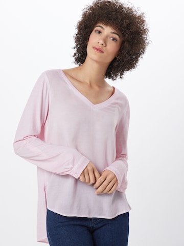 QS Blouse in Roze: voorkant