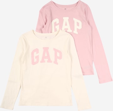 T-Shirt GAP en beige : devant