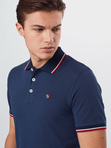 JACK & JONES Regular Fit Poloshirt 'Bluwin' in Blau