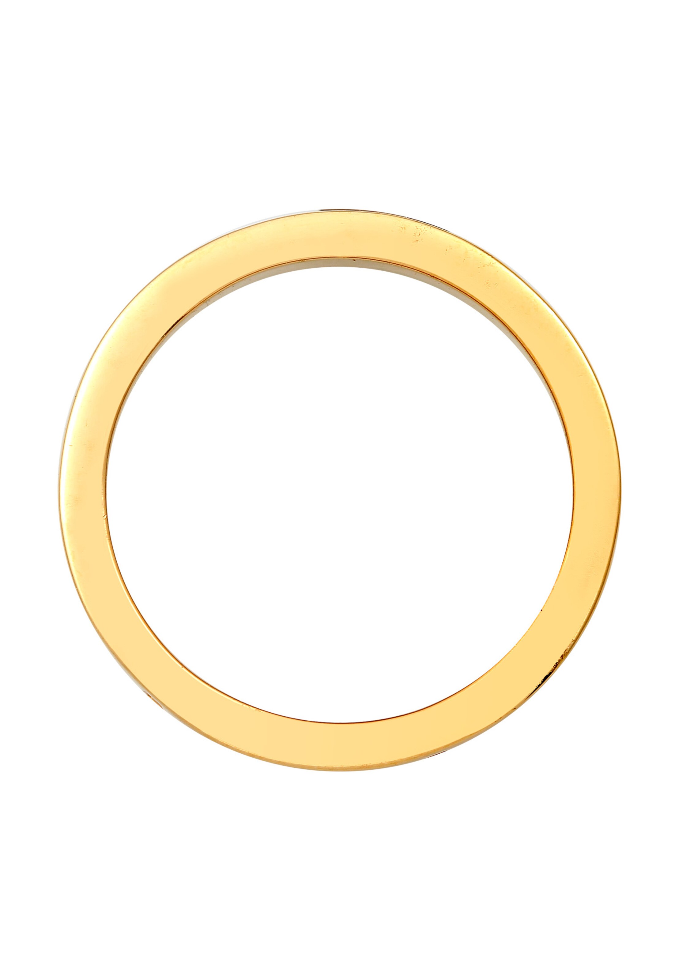 ELLI Ring Kreuz Cut-Out in Gold