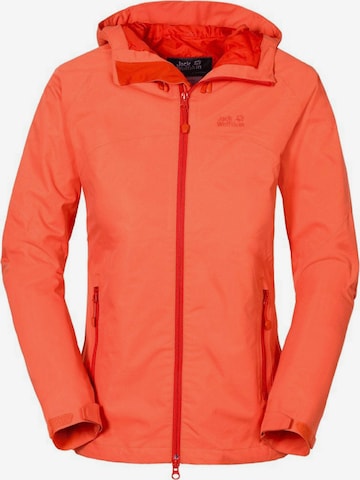 JACK WOLFSKIN Performance Jacket 'Velican' in Orange: front