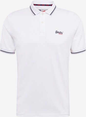 Superdry Poloshirt in Weiß: predná strana