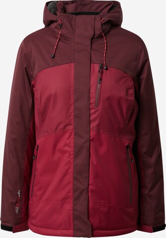 KILLTEC Outdoorová bunda 'Ostfold' – červená: přední strana