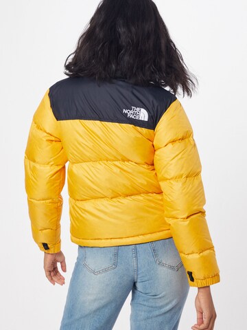 THE NORTH FACE Přechodná bunda '1996 Retro Nuptse' – žlutá: zadní strana