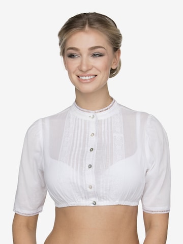 STOCKERPOINT Klederdracht blouse in Wit: voorkant
