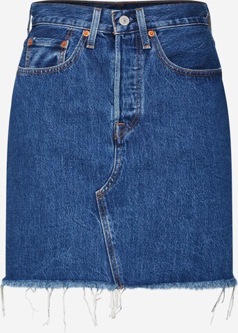 LEVI'S ® Nederdel 'High Rise Deconstructed Iconic' i blå: forside